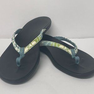 Women's Olukai Ho'Opio Sz. 10/ Euro 40 Color Dust-Lehua 20294-Kely